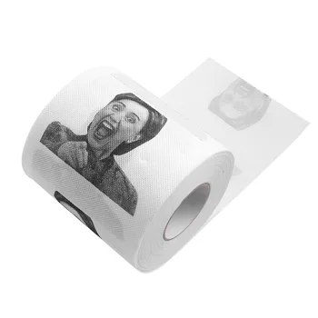 

Hillary Clinton Donald Trump Dollar Humour Toilet Paper Gift Dump Funny Gag Roll
