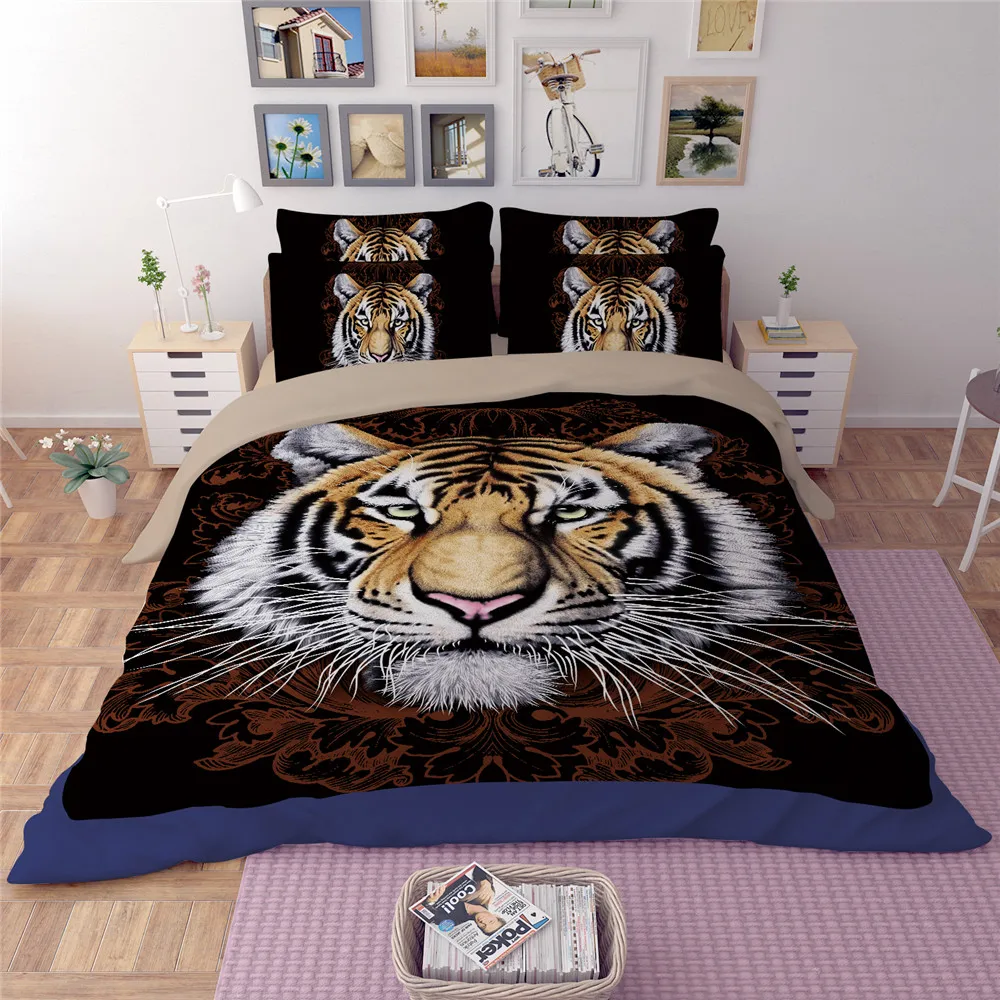 YeeKin Cool King Of Tiger покрывало для мальчиков с изображением животных размер королевы