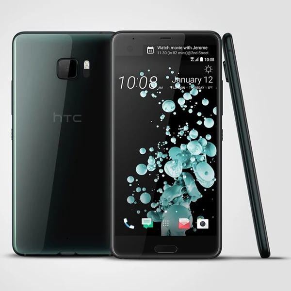 Мобильный телефон htc U Ultra 4G LTE, 5,7 дюймов, две sim-карты, 4 ГБ, 64 ГБ, четырехъядерный процессор Snapdragon821, 2560x1440, смартфон DualView Android