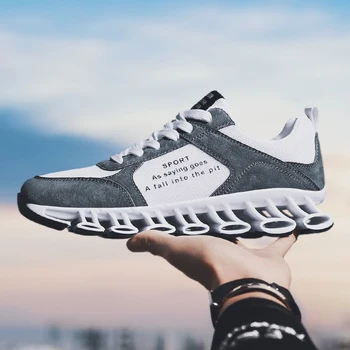 

2019 New Breathable Air Mesh Men Running Shoes Jogging Gym Breathable Training Althetic Outdoor Flat Sport Shoes Brand Sneakers