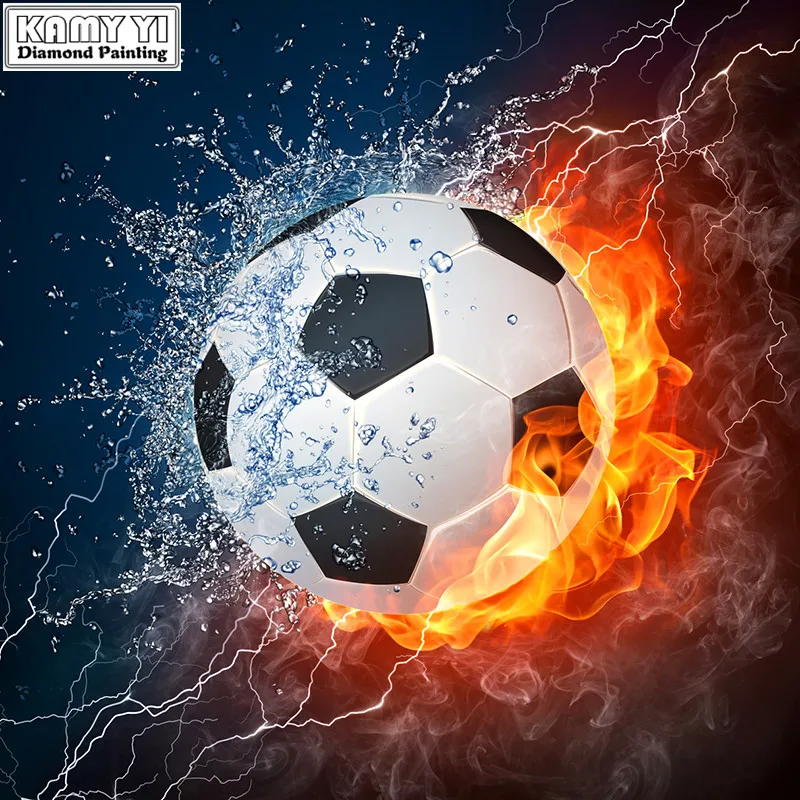 

Full Diamond 5D DIY Diamond Painting Photo Custom Football 3D Embroidery Cross Stitch Mosaic Home Decor