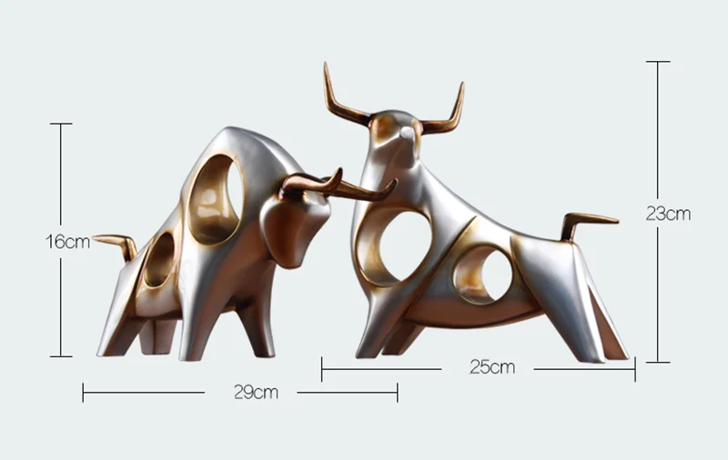 Креативная Статуэтка крупного рогатого скота, домашний декор, скульптура для гостиной, виноградный винный шкаф, орнамент, ремесла, абстрактная фигурка животного, D023