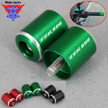 Для KAWASAKI NINJA ZZR600 ZZR 600 1990-2009 2008 2007 2006 Мотоцикл с ЧПУ аксессуары Ручки Бар заканчивается Кепки крышкой слайдер