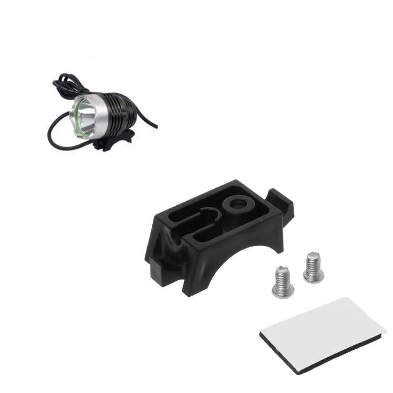 Bicycle Light Holder Lamp Base With Spacer Screw MTB Bike Lights Parts