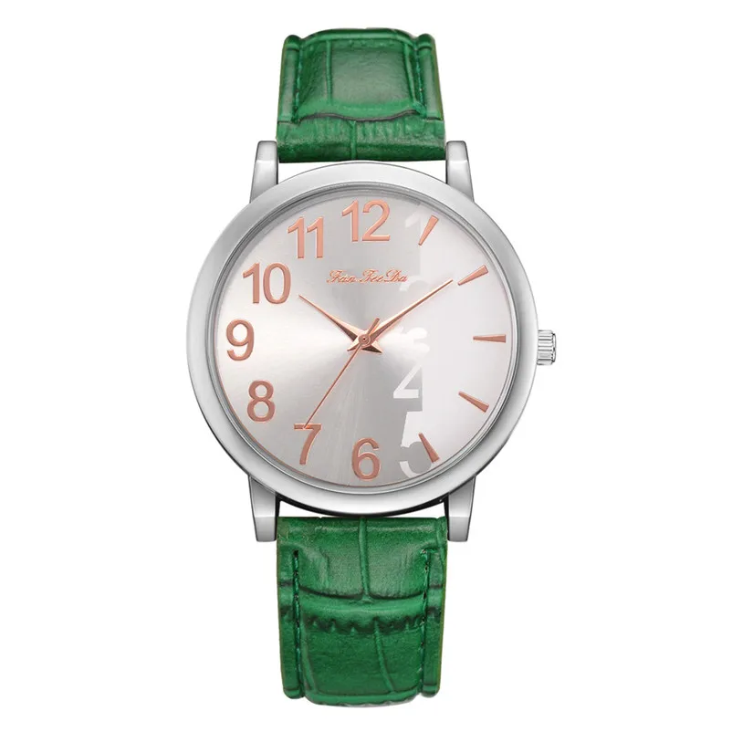 2018 High Quality women fashion casual watch luxury dress Leather bands Analog Quartz Wrist Watch clock relogio feminino Y12 (3)