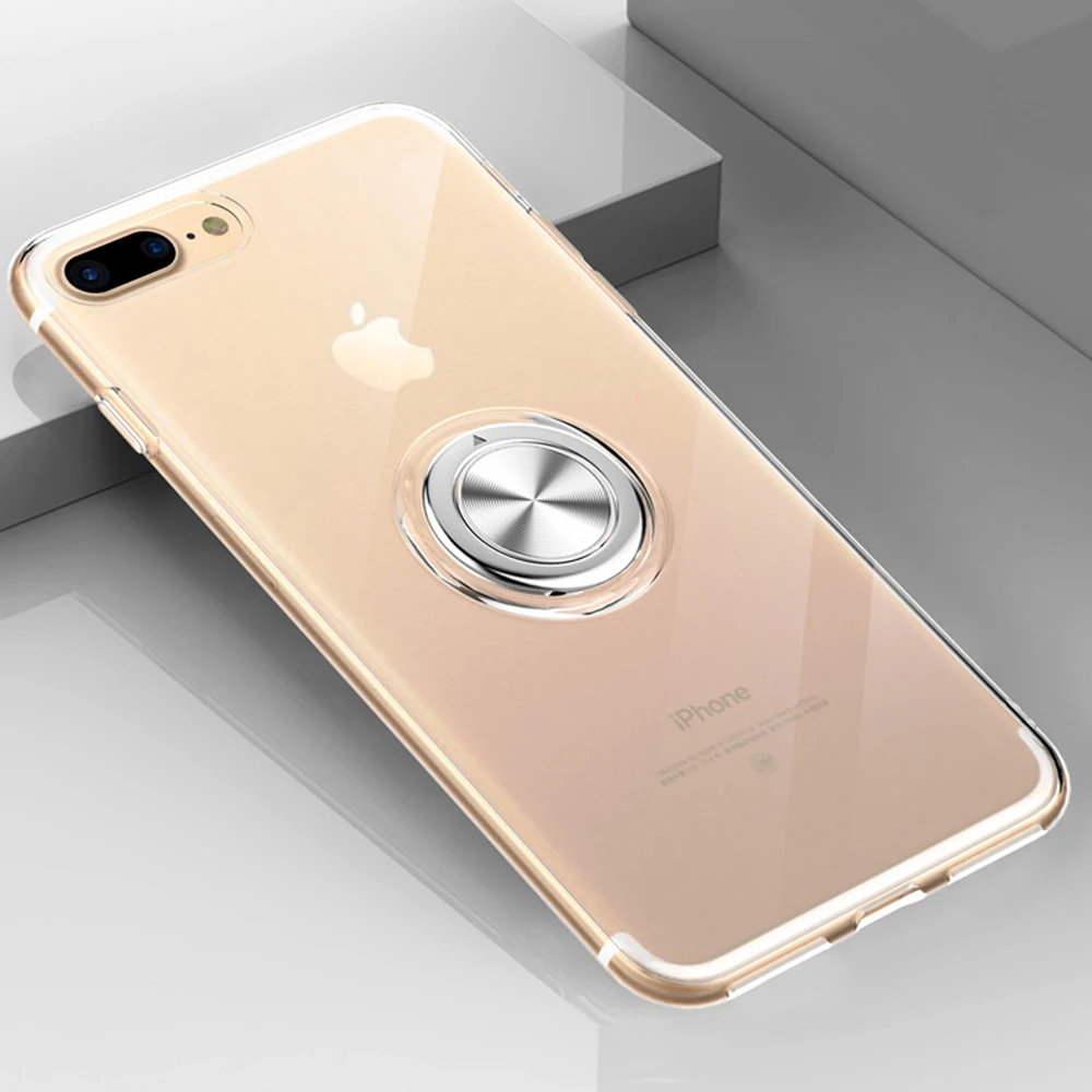 Прозрачный Магнитный чехол для телефона iPhone 8 7 6S 6 Plus X XR XS Max мягкие силиконовые