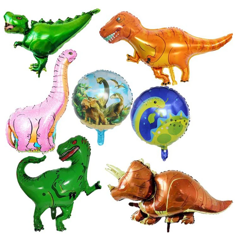Воздушные шары из алюминиевой фольги, гигантский динозавр, реквизит для фотосессии, для свадьбы, дня детей, 1 шт., для дня рождения, вечерние, декоративные