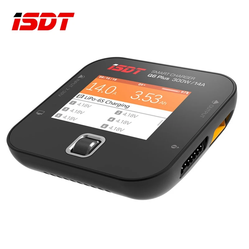 

Original ISDT Q6 Plus 300W 14A MINI for Pocket Lipo Battery Balance Charger for Rechargeable Battery VS D2 SC-620 SC-608 T8