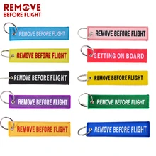 5 шт./лот, удаляемый перед полетом брелок, Красная Вышивка, брелок для авиационных подарков, красный брелок, брелок для мотоцикла, автомобиля, chaviro