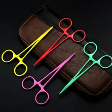 Лента для ухода за животными, инструмент для вставки, медицинские ножницы, хирургические ножницы для собак, хирургические гемостатические щипцы для завивки волос, для домашних животных, для чистки ушей