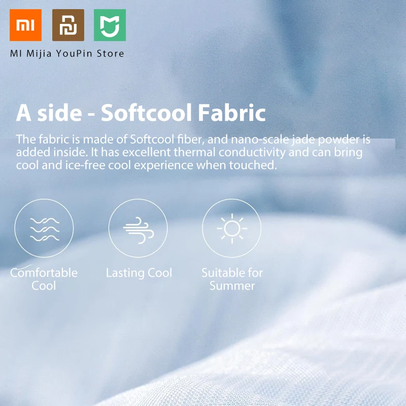 Original Xiaomi 8H antibacterial Cool feeling thin quilt Breathable Dry bacteriostatic Bedding Quilt for adult child Summer home