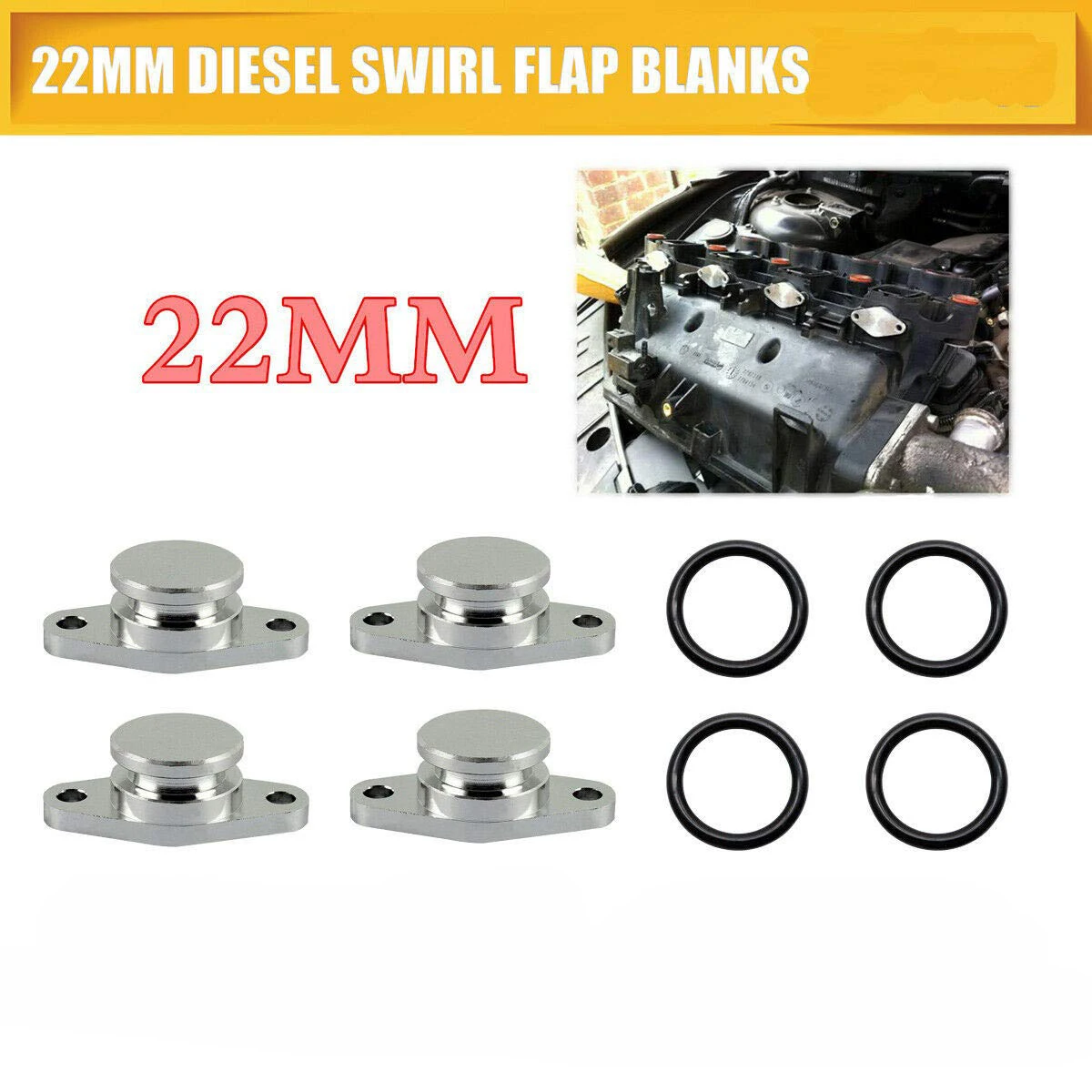 4 шт 22 мм для автомобиля дизель Swirl лоскут заготовки Замена 320d 330d 520d 525d|Двигатель