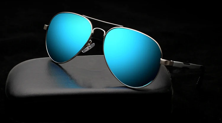 Два оклока алюминия магния поляризационные солнцезащитные очки мужские зеркальные пилот поляризованные солнцезащитные очки водительские рыбацкие очки Goggle 6695