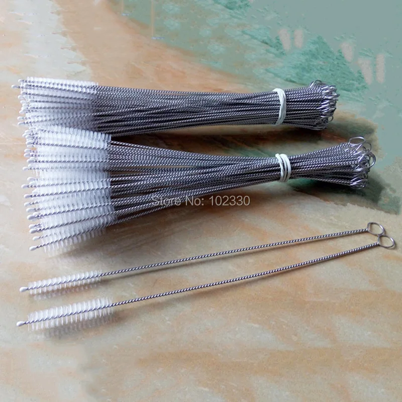 

1000pcs Straw Pipe Cleaners Nylon Straw Cleaners cleaning Brush for Drinking pipe stainless steel pipe Straws cleaner