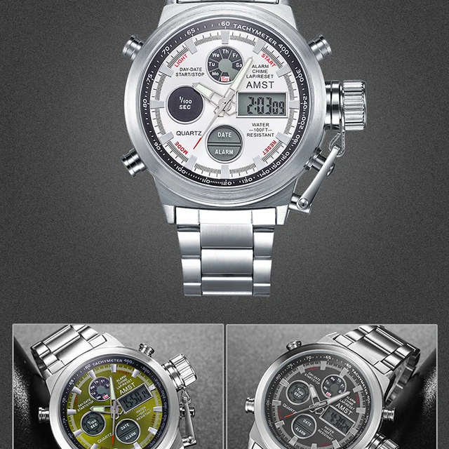 Nowe słynne luksusowe marki mężczyźni wodoodporny Full Steel zegarki męskie kwarcowe analogowe LED zegar męski Sport Wrist Watch Relogio męski tanie i dobre opinie Quartz Wristwatches Alarm Back Light Water Resistant Shock Resistant Stop Watch Complete Calendar Luminous Chronograph Auto Date LED display Nowe słynne luksusowe marki mężczyźni wodoodporny Full Steel zegarki męskie kwarcowe analogowe LED zegar męski Sport Wrist Watch Relogio męski tanie i dobre opinie Quartz Wristwatches Alarm Back Light Water Resistant Shock Resistant Stop Watch Complete Calendar Luminous Chronograph Auto Date LED display