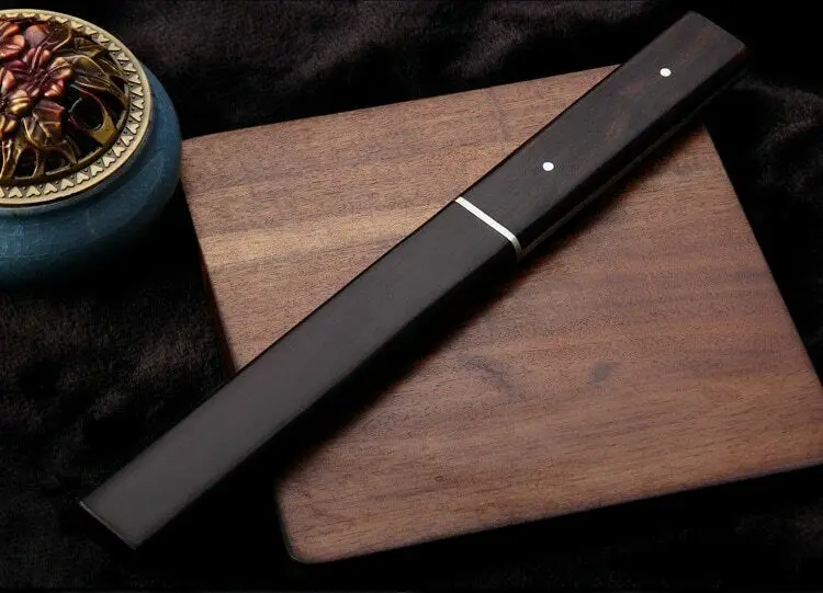 Günstige D2 Klinge Taktische Armee Überleben Camping Outdoor Messer Japanischen Stil Katana