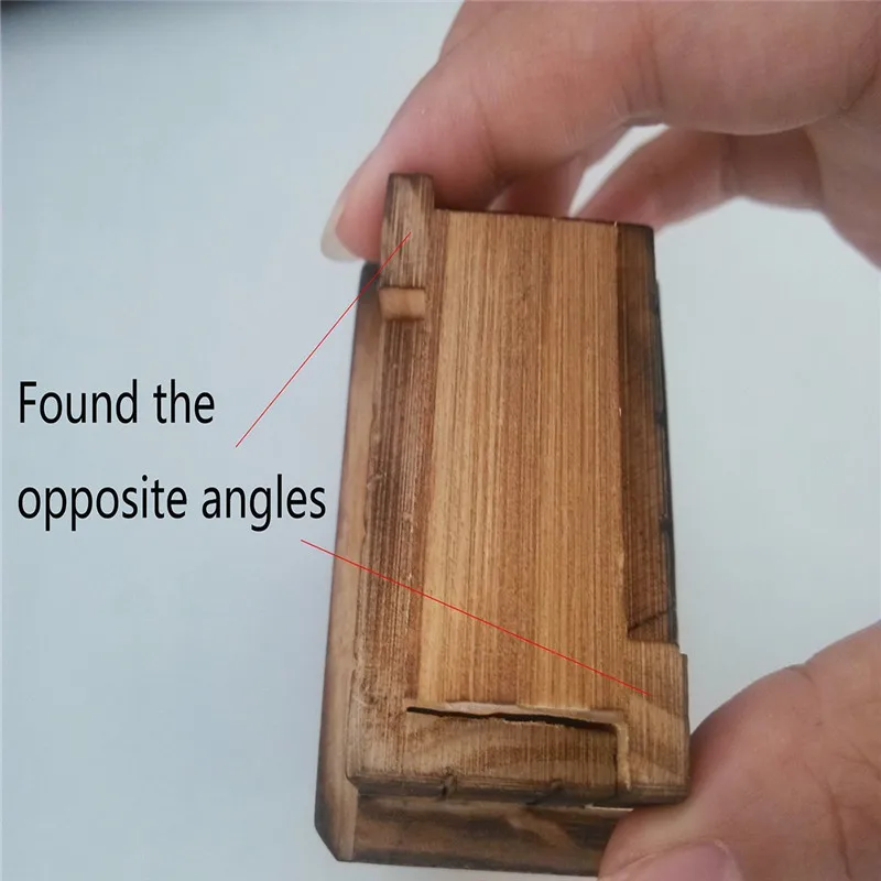 

100X Wooden Traditional Brain Teaser Logic Puzzle Drawer Puzzles Magic Single Open Box Intelligence Toy Gift