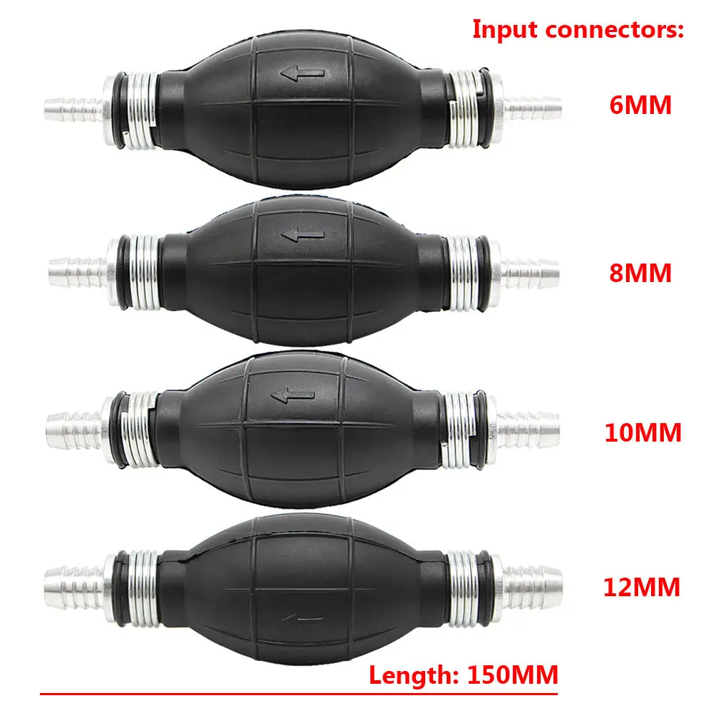 1 шт. резиновая и алюминиевая топливная линия насос праймер лампа ручной праймер газовые бензиновые насосы