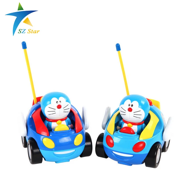 Japanese cartoon doraemon remote control racing car toys mini rc cars