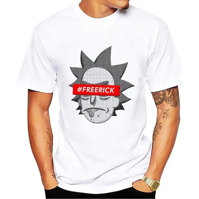 Hot sale famous Free Rick T shirt MEN JOLLYPEACH brand 2018 new white Casual tshirt homme ricky