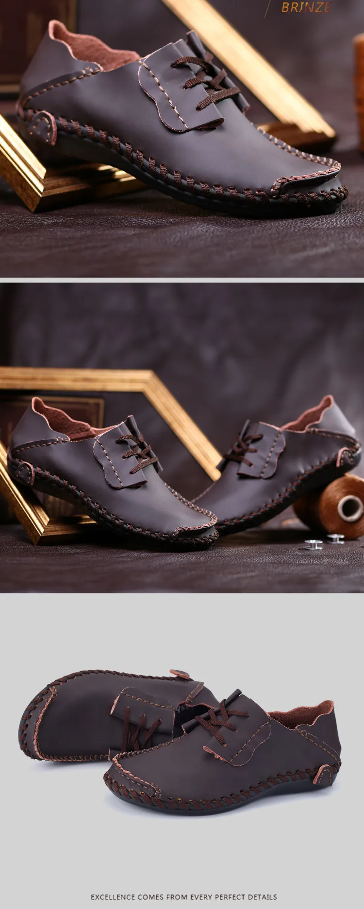 Merkmak/мужские туфли-лодочки из натуральной кожи, 2018 весенние повседневные уличные мужские туфли на плоской подошве, дышащие Лоферы ручной