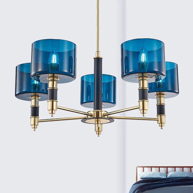 

American Country Living room Pendant Light Nordic Romantic Restaurant Bedroom Study Trend Lighting Simple Villa Lamp