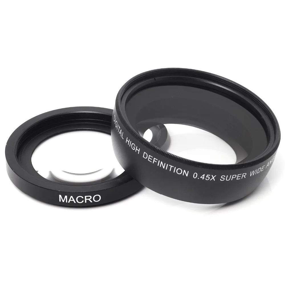 GloryStar 55 мм 0.45x Широкий формат объектив+ макро-объектив для Sony Alpha A77 A280 A290 A380 A390 A580 A590 DSLR Камера