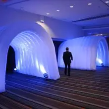 Высокое качество общественных торговля Конференц-зал СВЕТОДИОДНЫЙ надувной туннель