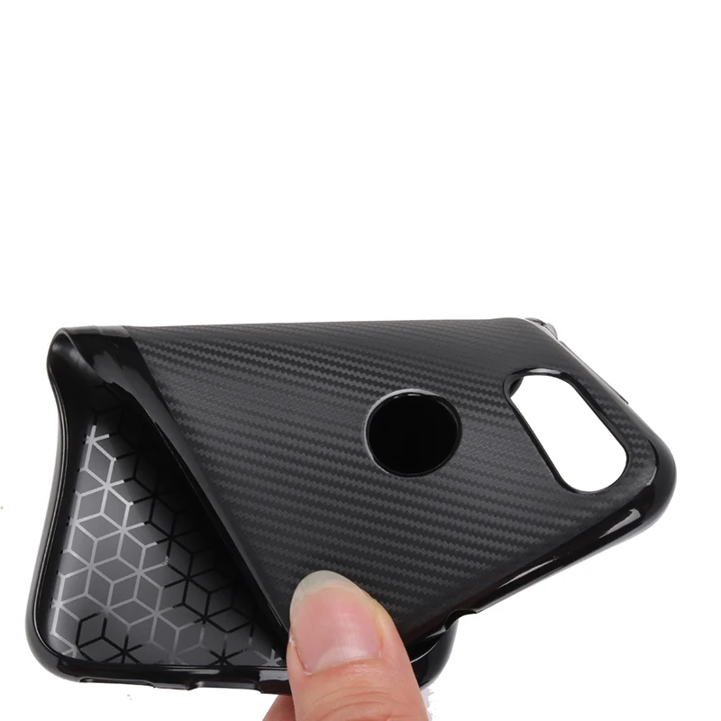 carbon fiber silicone case zenfone max m1 zb555kl (5)