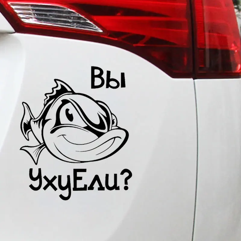 

Funny Fish Car Sticker Creative Vinyl Tuning Decals for Cars Styling Animal Automotive Waterproof Vinyl Personalized Decoration