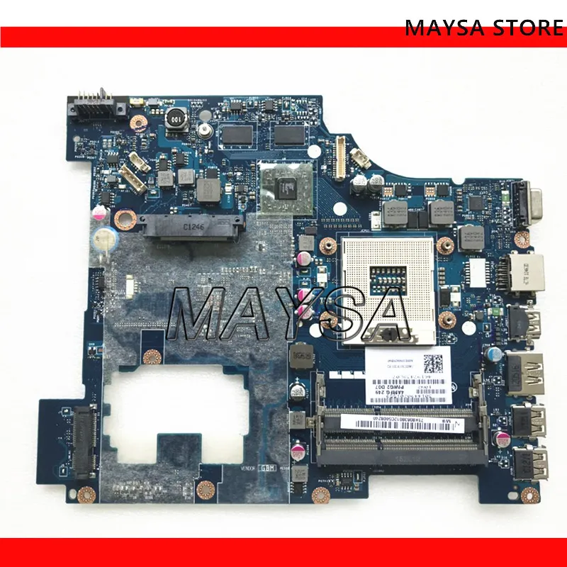 Дешево PIWG2 LA 6753P REV 1,0 системная плата подходит для lenovo G570 Материнская плата ноутбука HM65 чипсет, с интерфейсом HDMI