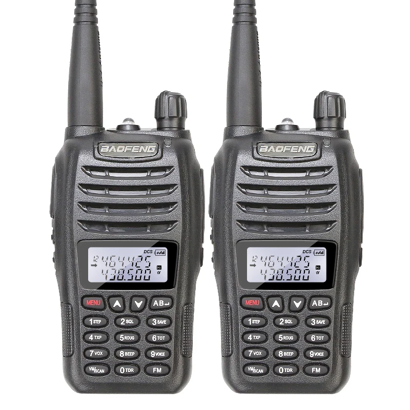 2 шт./лот Baofeng UV B6 портативный двойной дисплей VHF UHF 136 174/400 480MHZ беспроводной CB FM