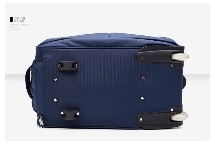 Легкая складная дорожная сумка, новая сумка на колесиках, направляющая колесико для багажа, Большая вместительная оксфордская сумка