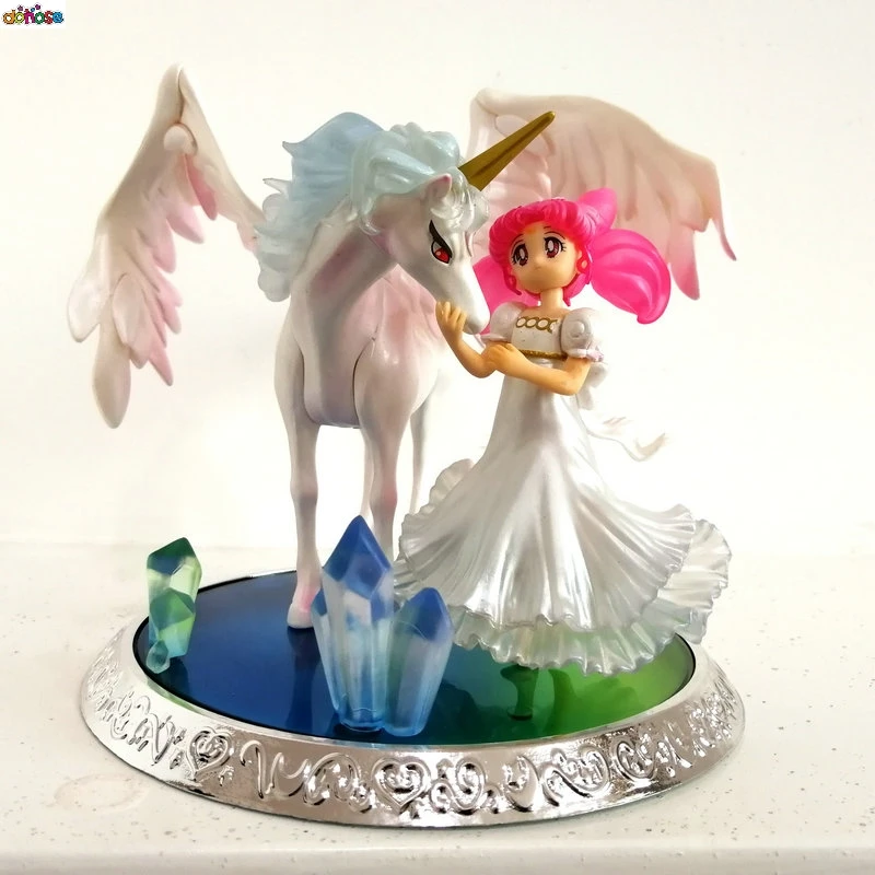 Sailor Moon Figuarts Zero chouette: Chibiusa & Helios In A Dream Pegasus PVC Action Figure Collection Model Kids Toy Doll