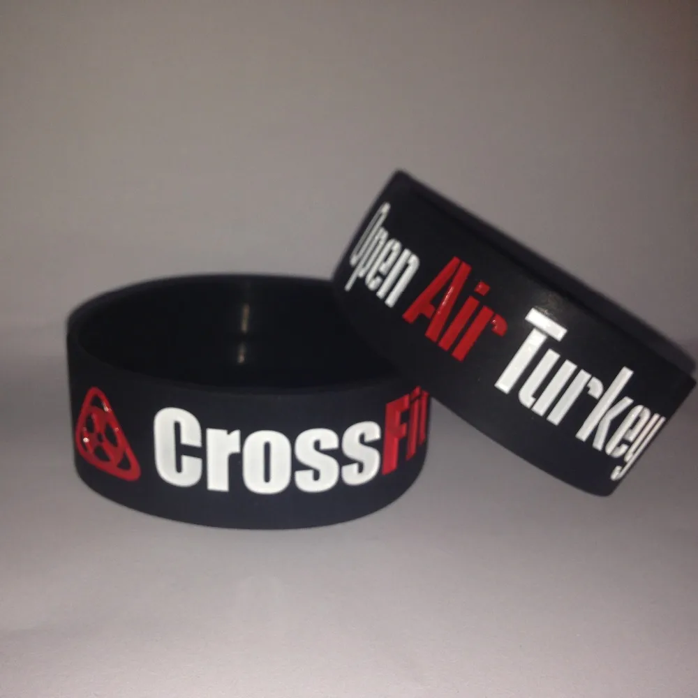 

Felactor CrossFit Wristband Silicone Bracelet 1'' 1PCS FREE SHIPING
