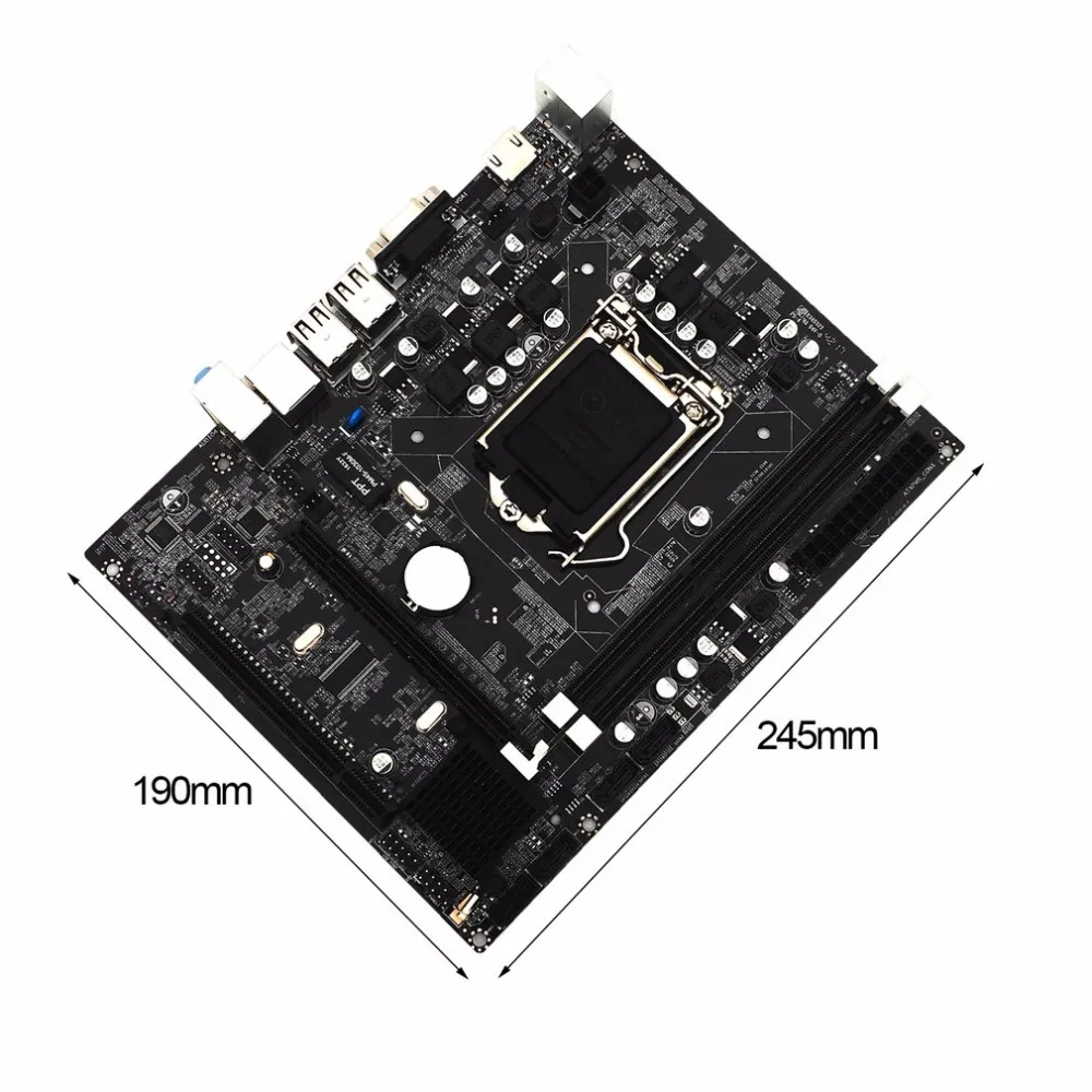 Профессиональная Настольная компьютерная материнская плата для Intel H55 Socket HDMI LGA