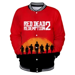 HIP HOP style 3D RED DEAD REDEMPTION Kawaii Long Sleeve Harajuku Baseball Jacket Women/men Clothes Free Shipping HIP HOP style 3D RED DEAD REDEMPTION Kawaii Long Sleeve Harajuku Baseball Jacket Women/men Clothes Free Shipping