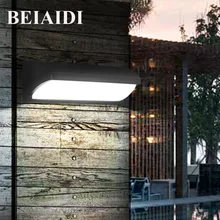 BEIAIDI 18 Вт 30 Вт светодиодный настенный светильник водонепроницаемый садовый коридор крыльцо свет балкон, двор патио забор вилла светодиодный настенный светильник