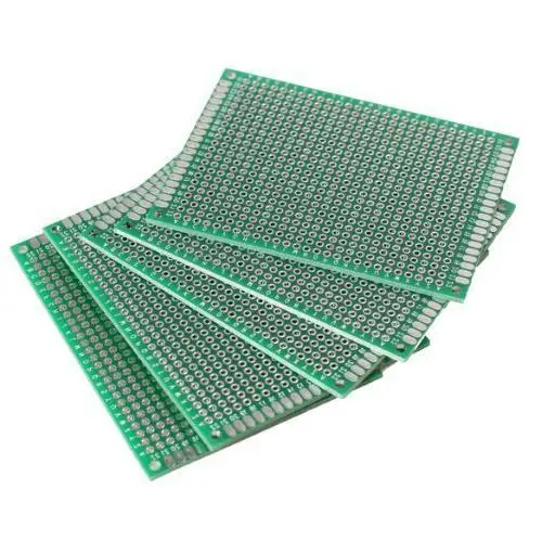 10 шт. двухсторонний Прототип PCB nned универсальная макетная плата 5x7 см 50 мм x 70