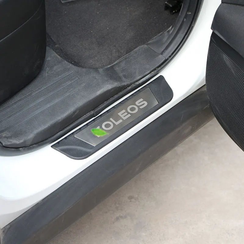 Jameo, автомобильная внешняя накладка на ступеньку, Накладка на порог, накладка, наклейка для Renault Koleos, для samsung QM6, автомобильный стиль