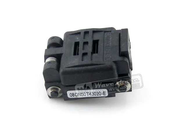 

Modules Plastronics 08QN50T43020 IC Burn-in Test Socket Adapter 0.5mm Pitch for QFN8, MLP8, MLF8 Package Free Shipping