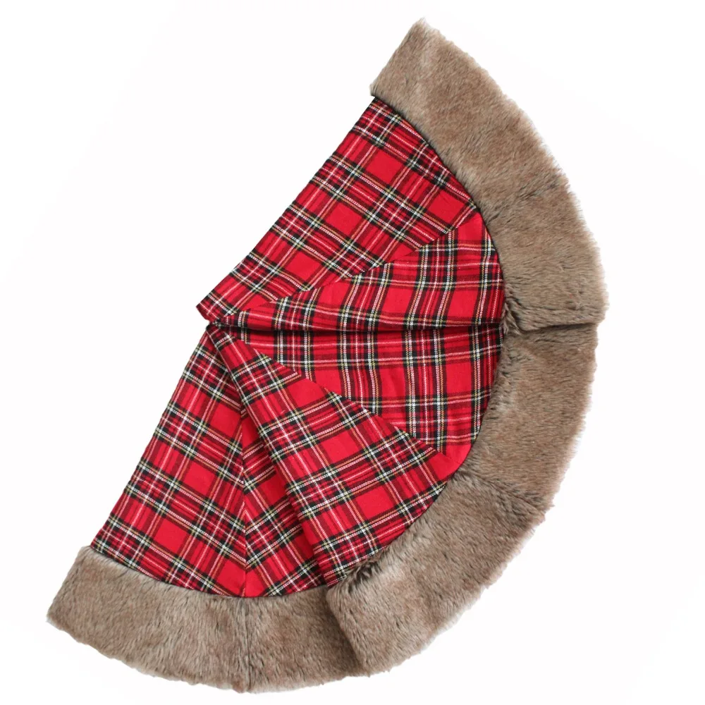 extra large 46 quot christmas tree skirt patchwork tartan extra large 46 quot christmas tree skirt patchwork tartan