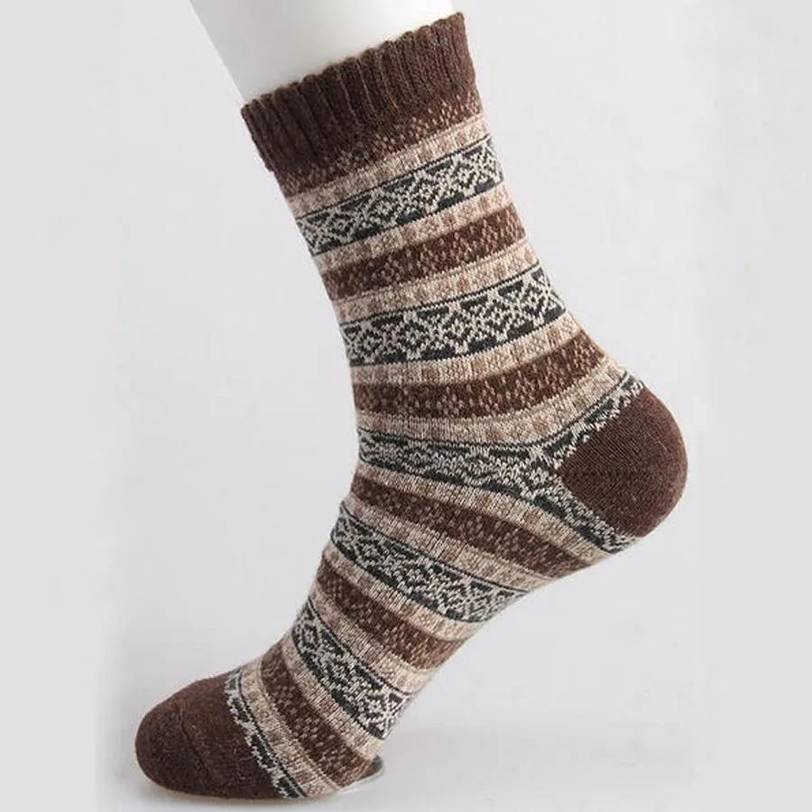 [COSPLACOOL] новые толстые зимние теплые счастливые мужские носки, кашемировые шерстяные носки, высококачественные мужские носки, дышащие носки - Цвет: 3