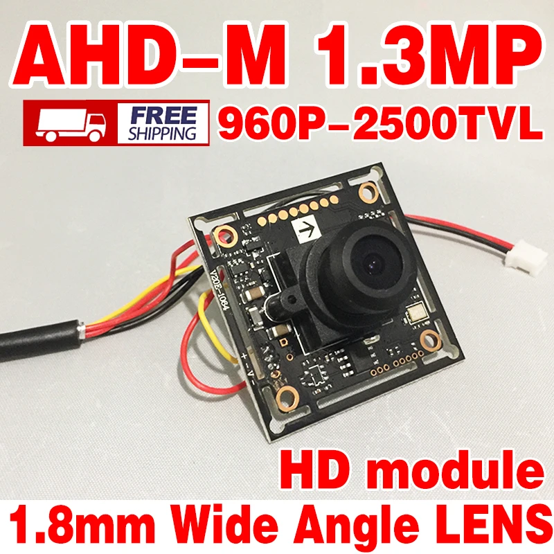 

Hd Wide Angle 960p 1/4"CMOS adhm V20E+GC1064 1.3MegaPixel Finished Monitor mini chip module optional 1.8mp lens home small Vide