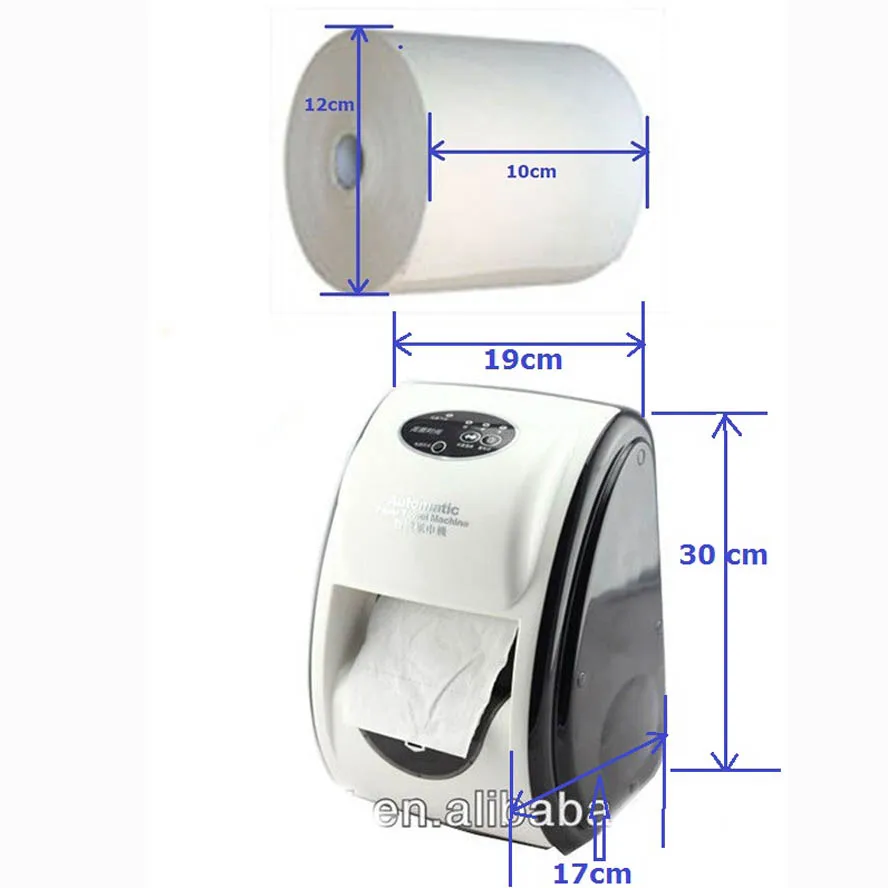 

Automatic Cut Paper Dispenser Motion Activated Sensor Paper Towel Holder Tissue Box Battery Power