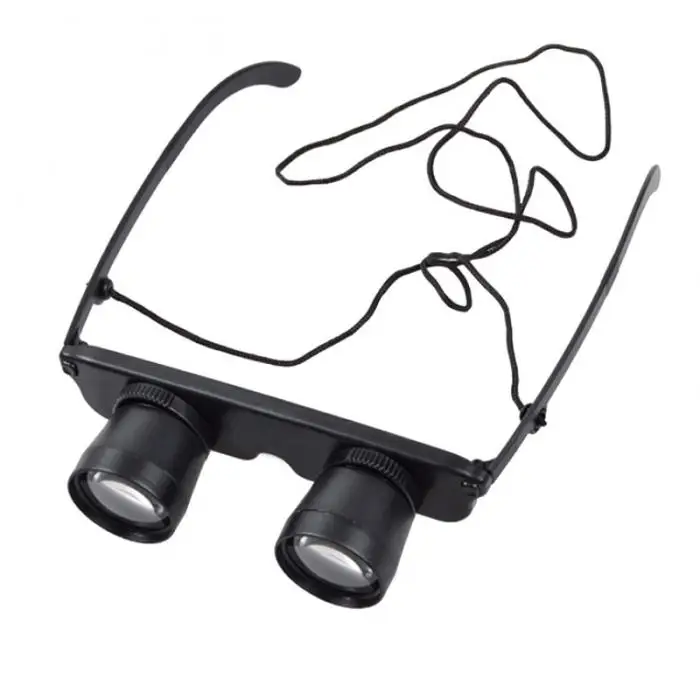 Очки Телескоп бинокль лупа глаз носить поляризованные солнцезащитные очки для просмотра Футбол Спорт Рыбалка Путешествия ALS88