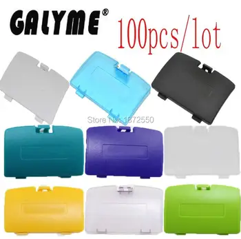 

100pcs/lot Plastic Battery Cover Lid Pack Back Door Housing Shell Case Boy Replacement Fit For NintendoGBC GameboyColor GBO DMG