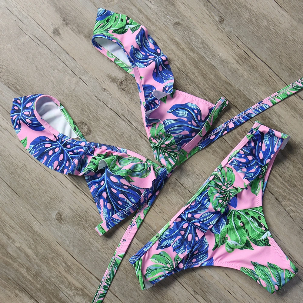 RXRXCOCO Newest Brazilian Bikini Set 2019 Sexy Off Shoulder Bikini Mujer Swimwear Women Swimsuit Halter Push Up Bathing Suits RXRXCOCO Newest Brazilian Bikini Set 2019 Sexy Off Shoulder Bikini Mujer Swimwear Women Swimsuit Halter Push Up Bathing Suits