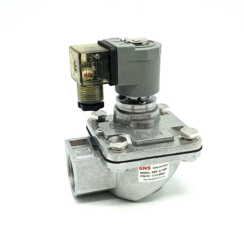 

SNS клапан SMF-Z-25P G1'' правый угол типа импульсный клапан AC220V DC24V