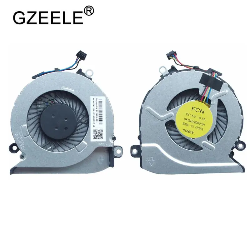 GZEELE Новый ЦП вентилятор охлаждения для HP Pavilion 15-AB000 15-AB100 15-AB200 17-G000 | Компьютеры и